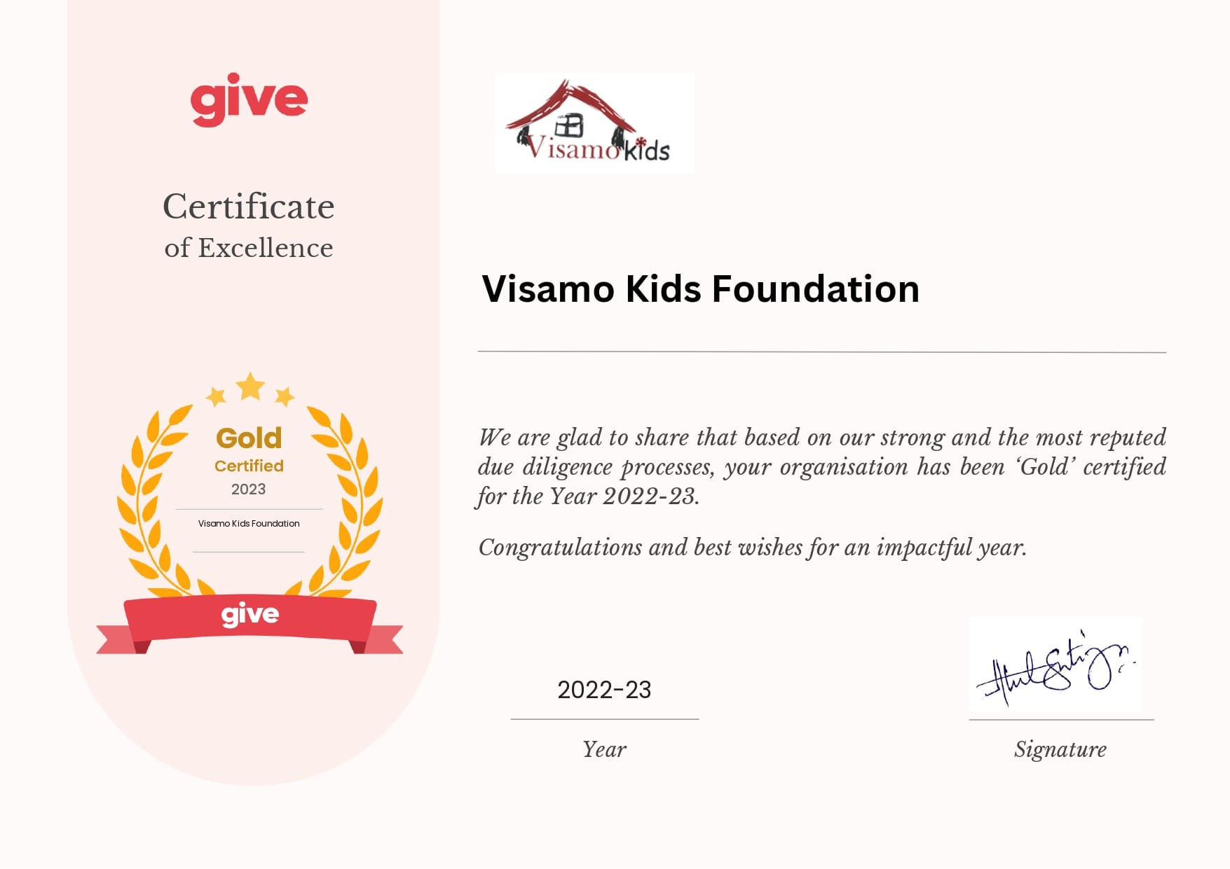 VKF Certificate